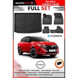 Nissan Qashqai E-Power 2024 Model Üst Bagaj Havuzu+Paspas Takımı Full Set+Hediyeli - Siyah