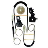 Nissan Qashqai J10 Uyumlu 2006-20014 Arası Cam Kriko Teli ve Tamir Seti Takımı ÖN SOL