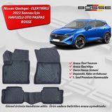 Nissan Qashqai Paspas Araca Özel Elektrikli (E - Power) 2022 Sonrası BOSSE 3D Havuzlu Oto Paspas - Siyah