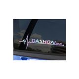 Nissan Qashqai Yan Cam Sticker Oto Kapı 20 Cm X 7 Cm Holo-Chroma