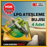 Nissan Sunny 1.6 4x4 1986-1991 NGK LPG Buji 4 Adet Made in JAPAN