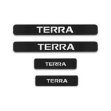 Nissan Terra Carbon Fiber Kapı Eşiği Yazısı Sticker Boya Koruma