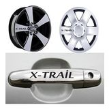 Nissan X-TRAİL Kapı Kolu Jant Sticker Yapıştırma 8 Ad
