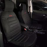 Nissan X Trail Lüx Oto Koltuk Minderi Ön 2'li Set BUMERANG Serisi SİYAH