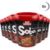 Nissin Soba Cup Chili 92G 8'li Set Japon Noodle Köri Kupası Instant Noodles - 8 Adet