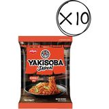 Nissin Yakisoba Noodle Chili Sos 84G 10'lu Set Japon Instant Noodle - 10 Adet
