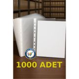 nistabolje 1.000 Adet A4 Şeffaf Dosya Föy Poşet Dosya Ofis-Büro-Okul