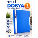 nistabolje 1 Adet A4 Mavi Telli Dosya Büro-Okul-Ofis Ekonomik Kaliteli