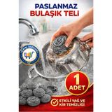nistabolje 1 Adet Bulaşık Teli Ovma Teli Toptel Ekonomik Sürtme Teli