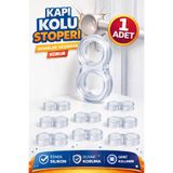nistabolje 1 Adet Stoper Kapı Kolu Pencere Stoperi, Duvar Koruyucu Tampon, Silikon Durdurucu
