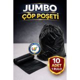 nistabolje 10 Adet (1 Rulo) Battal Çöp Poşeti 75x90 Endüstriyel Jumbo Çöp Torbası