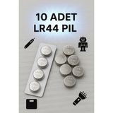 nistabolje 10 Adet AG13/LR44/A76/357A Düğme Pil 1,5 V Saat Lazer Oyuncak Pili Alkalin