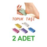 nistabolje 2 Adet Topuk Taşı Ayak Bakımı Ponza Pedikür Taşı Doğal Topuk Törpüsü