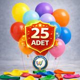 Nistabolje 25'li Renkli Balon Karışık Renk Parti Doğum Günü Kutlama Günleri İçin Şık Süs Malzemesi