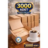 nistabolje 3000 Adet Tek kullanımlık Çay Kahve Kaşığı Tahta Ahşap Karıştırıcı Kaşık Karıştırma Çubuğu
