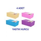 Nistabolje 4 Adet Hurç Yastık Hurcu 65x38x24 Cm Orta Boy