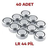 Nistabolje 40 Adet AG13-LR44-A76-376A 1,5V Alkalin Düğme Pil Oyuncak-Lazer Pili