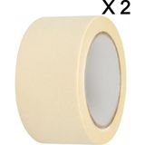 Nistabolje 48 mm Maskeleme Bandı 2 Adet Boya Bandı Kolay Uygulama ve Yüksek Isı Dayanımı