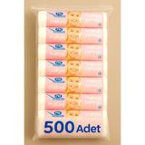 Nistabolje 500 Adet Makyaj Temizleme Pamuğu Mendilleri %100 Doğal Pamuktan Hassas Ciltler İçin
