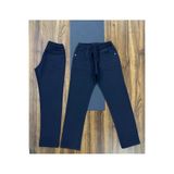 Nisu Tasarım Beli lastikli paçası düz gabardin okul pantolonu