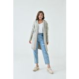 NİSUM MODA NİSUM SAÇ ÖRGÜ KALIN HIRKA