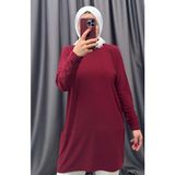 Nisum Moda Sandy Makas Tunik - Bordo - 1