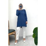 Nisum Moda Sandy Makas Tunik - İndigo - 2