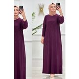 NİSUM MODA TAŞ DETAYLI SANDY ELBİSE