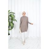 Nisum Moda Triko Panço Tunik - Vizon - Standart