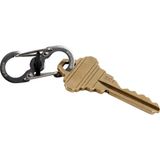 Nite Ize Çelik Malzemeden Üretilmiş S-Biner Microlock Karabina 2li Paket Hızlı Bağlantı İçin - Gri