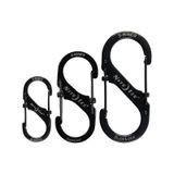 Nite Ize S-Biner Slidelock Karabina 3lü Paket- Siyah - Nite Ize S-Biner Slidelock Karabina 3lü Paket- Siyah