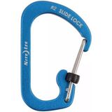 Nite Ize Slide Lock Alüminyum Karabina Mavi No:2