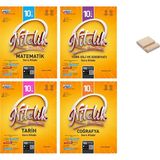 Nitelik Yayınları 10. Sınıf Beceri Temelli Matematik Edebiyat Tarih ve Coğrafya Soru Bankası 4lü Set + Telefon Tutucu