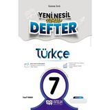 Nitelik Yayınları 7. Sınıf Akilli Defter Türkçe Yeni Nesil Nitelikli