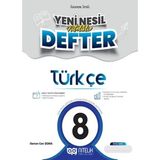 Nitelik Yayınları 8. Sınıf Akilli Defter Türkçe Yeni Nesil Nitelikli