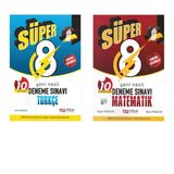 Nitelik Yayınları 8.SINIF YENİ NESİL SÜPER TÜRKÇE - MATEMATİK 10 DENEME SINAVI ( 2 Kitap )