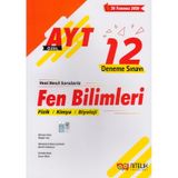 Nitelik Yayınları AYT Fen Bilimleri Özel 12 Deneme Sınavı