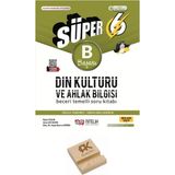 Nitelik Yayınları Nitelik 6. Sınıf Süper B Serisi Din Kültürü ve Ahlak Bilgisi Soru Bankası + Telefon Standı