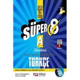 Nitelik Yayınları Süper 8. Sınıf Türkçe A Akademi Orta Seviye Yeni Nesile Geçiş Kitabı
