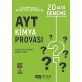 Nitelik Yayınları Yks Ayt Kimya Provasi 20 X 13 Deneme
