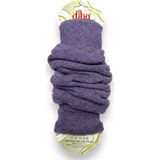 Nitesheys Lambswool Yün Diba Kışlık Kadın Dizlik Kalın Tozluk Ayaksız Yoga Çorabı - Tek Beden - Lila