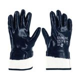 Nitril Eldiven E-372 Petrolcü - 12 Li Yağlı Ortamlara Uygun, Sıvı Geçirmez, Pamuk Astar, Güçlü Kavrama - Şeffaf - 10