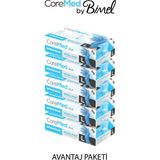Nitril Mavi Pudrasız Muayene Eldiveni L - 5 Paket 100 Lü