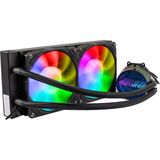 Nitro Cold 200 Intel ve AMD Destekli RGB Fanlı Infinite Panel CPU İşlemci 240mm Sıvı Soğutma Sistemi (Siyah)