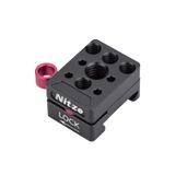 Nitze Quick Release NATO Clamp mandallı kilit kolu, NATO kelepçe, 1/4 inç ve 3/8 inç (1/4 inç) ve 3/8 inç (3/8 inç) Arri bulma deliği, kamera kafesi, monitör kafesi, sihirli kol, EVF bulucu, LED ışık