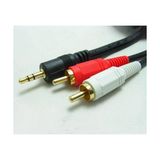 Nivatech Ntc 422 3.5 Mm. 2 Rca Line Aux Ses Kablosu - 5m