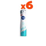 Nivea 150 ml 6'lı Dry Fresh Kadın Sprey Deodorant