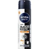 Nivea 150 ml Men Black&White Invisible Güçlü Etki Erkek Sprey Deodorant