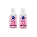 Nivea 2x400 ml Aqua Rose Organik Gül Suyu Çift Fazlı Yüz Temizleme Suyu