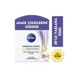 NIVEA 35 Yaş Kırışıklık Karşıtı+nemlendirici Yüz Bakım Kremi 50 Ml,güneş Sebepli Kırışıklıklar Için,uv